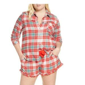 BP. Flannel Shortie Pajamas PLUS SIZE